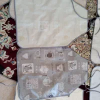 پیش بند،پیشبند آشپزخانه با پارچه مبلی|سفره، حوله، دستمال آشپزخانه|قم, شاد قلی|دیوار