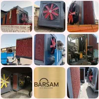 تولید کولر آبی سلولزی صنعتی آکسیال ۵۰ ۶۰هزار برسام