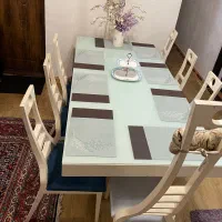 میزغذاخوری ۸ نفره فروش فوری در حد نو