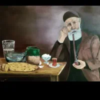 تابلوی سنتی رنگ روغن