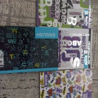 چهارتا دفتر مشق زبان  باهم ۸۰ تومن