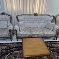 یه دست مبل ۹ نفره کامل با جلو مبلی عسلی وبوفه|مبلمان خانگی و میز عسلی|تهران, وصفنارد|دیوار