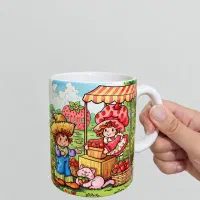 ماگ توت فرنگی+ماگ اسپرسو