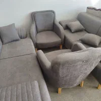 مبل راحتی ۸نفره|مبلمان خانگی و میز عسلی|رزن, |دیوار