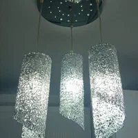 یک جفت لوستر 10شاخه به همراه 10عدد لامپ|لوستر و چراغ آویز|بیرجند, |دیوار