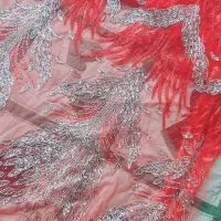 یک متر پارچه آستری کار دست خیلی خیلی زیبا