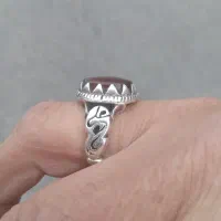 انگشتر عقیق رکاب سفارشی