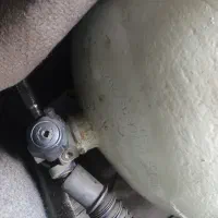 کپسول cng بزرگ به همراه متعلقات