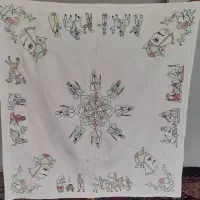 رومیزی یا پردی موزه ای صد ساله