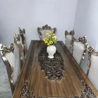 فروش میز نهار خوری 8نفره منبط کاری شده