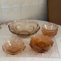 ست ظروف قدیمی عسلی