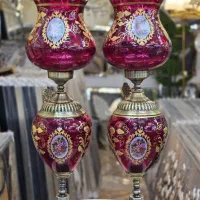 شمعدان جفتی کلاسیک کد۵۴ قرمز