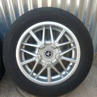 رینگ و لاستیک خرچنگی نو سایز 15|قطعات یدکی و لوازم جانبی|لنجان, |دیوار