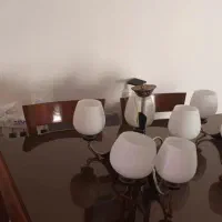 ۲ عدد لوستر ۵ شعله سالم