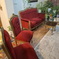 مبلمان 9نفره چوب گردو|مبلمان خانگی و میز عسلی|تهران, سازمان آب|دیوار