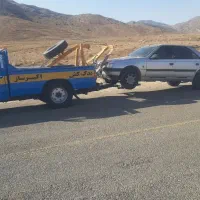 امدادخودرو یدک کش مجهز ب چرخ گیر