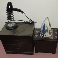 آینه قدی و دوعدد پاتختی و صندلی آرایش