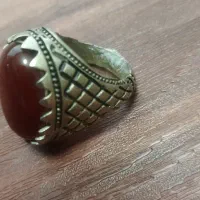 انگشتر عقیق بزرگ ،سنگین دوست داشتنی|جواهرات|همدان, |دیوار