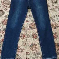 شلوار لی سورمه ای سایز ۳۸ نو