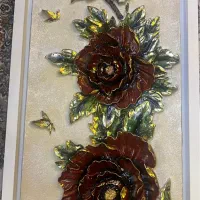 تابلو پلی استر نفش برجسته