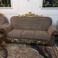 ۱عدد مبل ۳نفره|مبلمان خانگی و میز عسلی|نهاوند, |دیوار