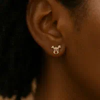 گوشواره نقره طرح کریسمس|جواهرات|اصفهان, چرخاب|دیوار