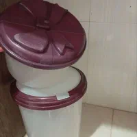 سطل|ظروف نگهدارنده، پلاستیکی، یک‌بارمصرف|بانه, |دیوار