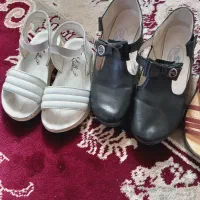 کتونی سفیدوکفش مشکی|کفش و لباس بچه|قزوین, |دیوار