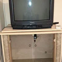 تیلویزون مارک سونی ۲۱ اینج دو عدد دستگاه ومیز