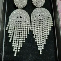 گوشواره فول نگین