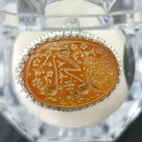 انگشتر عقیق ذکر یا محمد و یاقوت ممی تبریز|جواهرات|ملارد, |دیوار