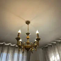 لوستر برنزی|لوستر و چراغ آویز|همدان, |دیوار