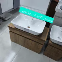 روشویی کابینتی طرح چوبpvcضدآب۷۰سانت٪تولیدی|لوازم سرویس بهداشتی|بومهن, |دیوار