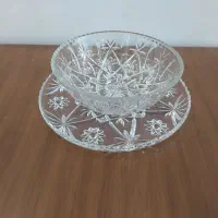 کاسه و بشقاب قدیمی بلور