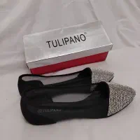 کفش مجلسی TULIPANO نگین‌دار سایز ۳۹ نو
