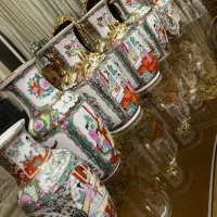 گلدان چینی مرغی طلاکوب اصل آنتیک قدیمی برای چین