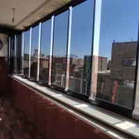 شیشه سکوریت بالکن رفسنجان-اجرای تاشو و شیشه‌ی مدرن|مصالح و تجهیزات ساختمان|رفسنجان, |دیوار