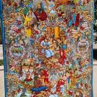 تابلو فرش دستباف سلاطین