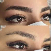 تخفیف فیبروز و میکروبلیدینگ ابرو به روش تاربه تار|خدمات آرایشگری و زیبایی|فولادشهر, B4|دیوار