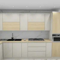 کابینت نئوکلاسیک ام دی اف رنگ