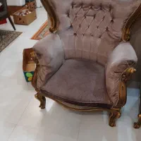 مبل طرح استیل ۹ نفره با میز و عسلی|مبلمان خانگی و میز عسلی|کرج, گلستان|دیوار