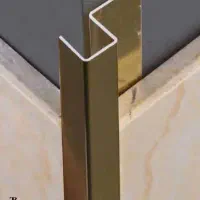 پروفیل کنج نوارنبشی کاشی وسرامیک پرسلان درکاشیکاری