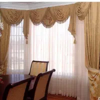 پرده رنگ قهوه ای به فروش میرسد|پرده، رانر، رومیزی|گلبهار, شهر جدید گلبهار|دیوار