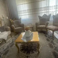 مبل ۹ نفره طوسی کاملا سالم|مبلمان خانگی و میز عسلی|تویسرکان, |دیوار