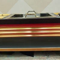 منقل المنیوم همراه سینی چرخشی