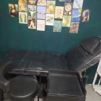 ست مشکی تخت و تابوره و ترالی مناسب تتو فشیال و..|آرایشگاه و سالنهای زیبایی|شیراز, اصلاحنژاد|دیوار