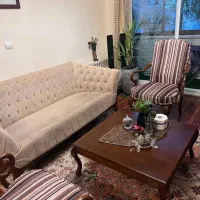 مبلمان ۷ نفره و نهارخوری ۸ نفره|مبلمان خانگی و میز عسلی|تهران, قلهک|دیوار