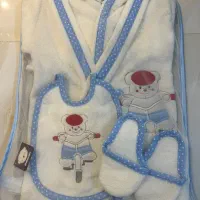 ست حمام ۴ تیکه نوزادی مناسب سیسمونی