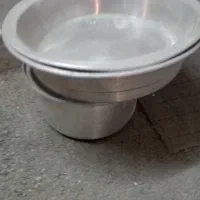 سه عدد قابلمه  یک عدد ابکش ویک عدد تشت