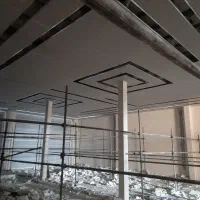 اجرای کناف و بتونه رنگ